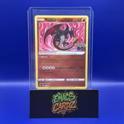 Pokemon TCG Radiant Charizard Holo Card Crown Zenith 011/078 Mint - Image 1