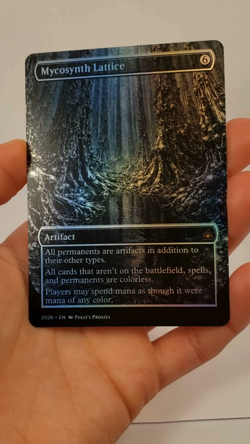 Mycosynth Lattice FOIL Proxy Card with Custom Fantasy Art - Image 2