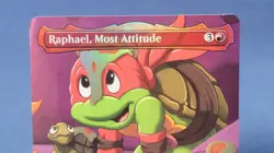 Raphael, Most Attitude Borderless FOIL Teenage Mutant Ninja Turtles TMNT MTG A - Image 2