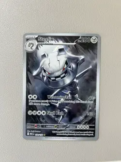 Pokemon TCG Steelix 150/132 Illustration Rare, Mega Evolution, NM/M Condition - Image 1