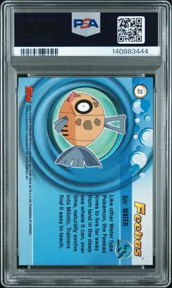 2003 TOPPS POKEMON ADVANCED #33 FEEBAS PSA 10 - Image 2