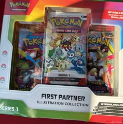 Pokemon TCG: First Partner Illustration Collection Series 1 Factory Sealed Box - Image 1