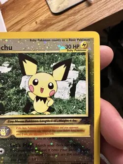 Pichu - 35 - Pokemon Wizards Black Star Promo Card Reverse Holo LP - Image 5