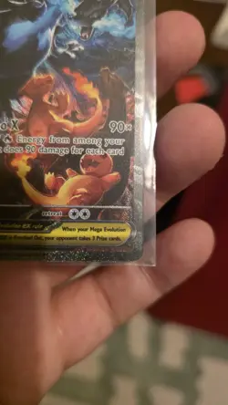 PSA WORTHY Pokemon TCG Mega Charizard X ex 125/094 Me02: Phantasmal Flames SIR - Image 5