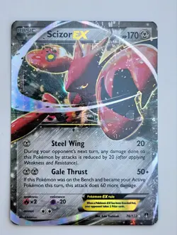 Pokemon TCG Scizor-EX BREAKPoint 76/122 NM - Image 1