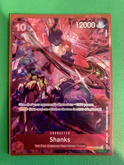 Shanks (004)(English Version 2nd Anniversary) OP09-004 One Piece Promotion - Image 1