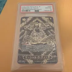 2025 One Piece Japanese Marshall D. Teach 3rd Anniversary Gold #OP09-093 PSA 10 - Image 2