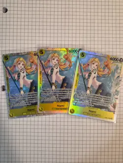 3x One Piece nami sr EB03-053 Extra Booster: Heroines Edition - Image 1