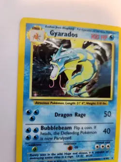 Gyarados Base Set Holo Pokemon Card WOTC - Image 3
