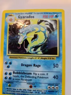 Gyarados Base Set Holo Pokemon Card WOTC - Image 5