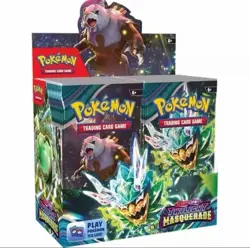 Pokemon Scarlet & Violet Twilight Masquerade Booster Box Trading Card Game - Image 1