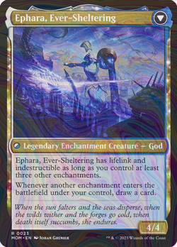 Foil Invasion of Theros // Ephara, Ever-Sheltering - MOM - 23 | MTG Card - Image 2