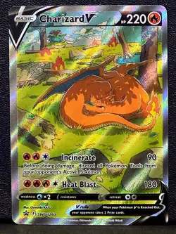 Pokemon Card - Charizard V SWSH260 Sword and Shield Illustration Promo - Image 1