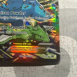 Venusaur EX XY123 RARE Black Star Promo 2016 Holo Foil Full Art Pokemon Card HP - Image 5