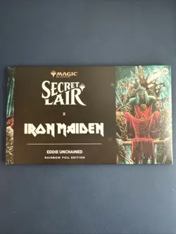 MTG Secret Lair x Iron Maiden: Eddie Unchained - Rainbow Foil New Sealed - Image 1