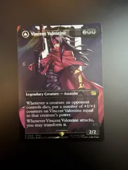 MTG Final Fantasy English Vincent Valentine Borderless 0528 Surge Foil - Image 1