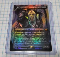 Sephiroth, Fabled SOLDIER NM (0317) (Borderless) Final Fantasy Foil Near Mint - Image 1