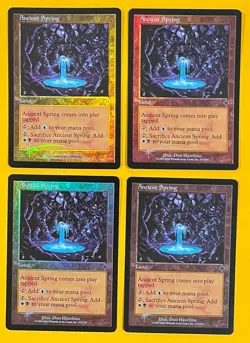MTG ANCIENT SPRING (Foil) (x4) Invasion (OldManMTG 011-690) - Image 1