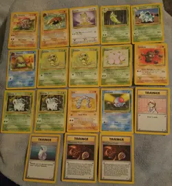 Pokemon TCG Legendary Collection Lot Of 18 Cards Graveler Kabuto Wotc 2002 - Image 1