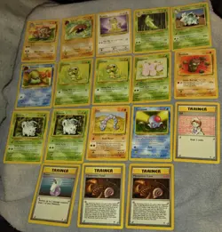 Pokemon TCG Legendary Collection Lot Of 18 Cards Graveler Kabuto Wotc 2002 - Image 3