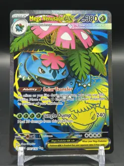 Mega Venusaur ex 155/132 Pokemon Mega Evolution Ultra Rare Near Mint - Image 1