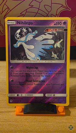 Pokemon TCG - Nihilego Reverse Holo #106/214 - Sun & Moon: Lost Thunder - Image 1
