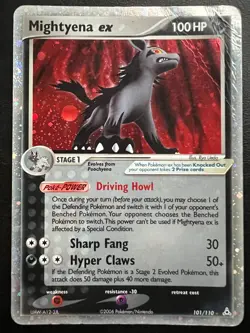 Pokemon Mightyena ex - EX Holon Phantoms - 101/110 - Image 1