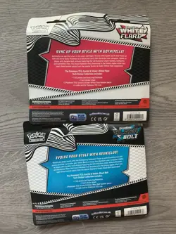 New Sealed Pokemon Black Bolt and White Flare Tech Sticker Collection Set of 2 - Image 2