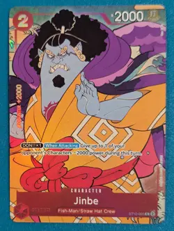 Jinbe #ST10-005 (English Version 1st Anniversary Set) One Piece Promo Card - NM - Image 1