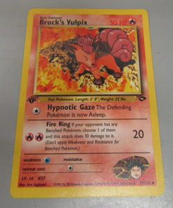 Pokemon Card - Brock's Vulpix Gym Challenge 37/132 Uncommon 1st Edition - Image 1