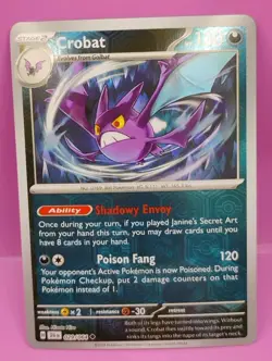 Crobat 029/064 Shrouded Fable Reverse Holo Pokemon Card - Image 1
