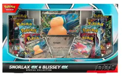 Pokemon Trading Card Game Snorlax ex and Blissey ex Special Collection Box - Image 1