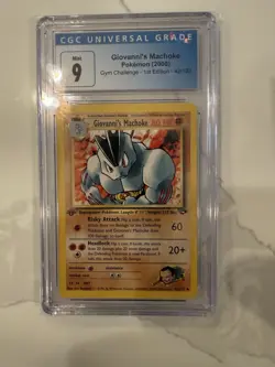 Giovanni’s Machamp Pokemon Card - Gym Challenge - 1st Edition - Image 1