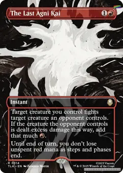 The Last Agni Kai (Borderless) [TLA - 314] - NM [Foil] TCG MTG - Image 1