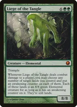 Liege of the Tangle Scars of Mirrodin MP MTG - Image 1