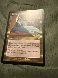 MTG Vile Consumption Invasion Magic the Gathering English LP - Image 3