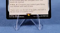 MTG - The Wind Crystal - Non-Foil - Legendary Artifact - FIN #43 - Rare - Image 4