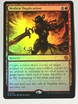 Molten Duplication Foil - Outlaws of Thunder Junction: The Big Score (BIG) - Image 1