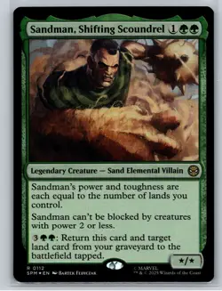 Magic: The Gathering - Spider-Man - Sandman, Shifting Scoundrel - Foil Rare - Image 1