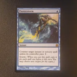Flusterstorm Commander Rare NM Magic the Gathering MTG - Image 1