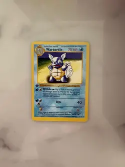 1999 POKEMON GAME #42 WARTORTLE 1ST EDITION - Image 1