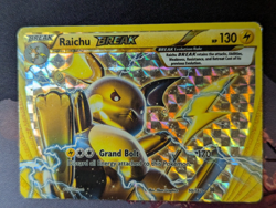 Pokemon TCG Raichu-Break Breakthrough 50/162 - Moderately Played - Image 1