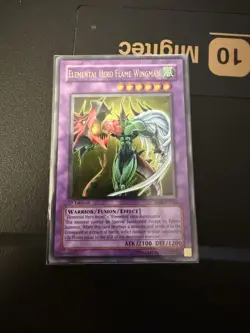 Yu-Gi-Oh! TCG Elemental Hero Flame Wingman TLM-EN035 1st Edition Ultimate Rare - Image 1