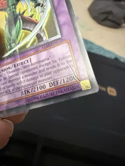 Yu-Gi-Oh! TCG Elemental Hero Flame Wingman TLM-EN035 1st Edition Ultimate Rare - Image 2