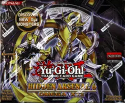 YUGIOH HIDDEN ARSENAL 6: OMEGA XYZ 1ST EDITION BOOSTER BOX BLOWOUT CARDS - Image 1