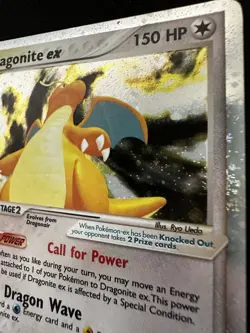 Pokemon Dragonite EX Holo Card 90/97 Dragonite MP Condition 2003 - Image 2