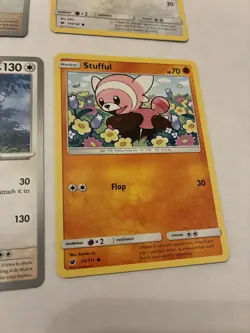 Lot Of 12 Bewear and Stufful Pokemon Cards - Image 2