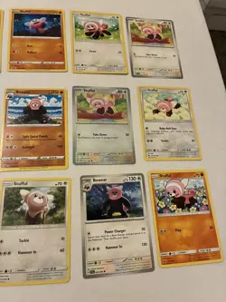Lot Of 12 Bewear and Stufful Pokemon Cards - Image 4