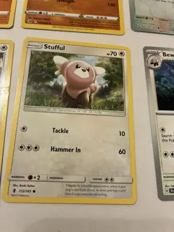Lot Of 12 Bewear and Stufful Pokemon Cards - Image 5