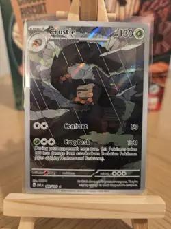 Pokemon TCG Crustle 183/182 Paradox Rift Illustration Rare Card Near Mint - Image 1